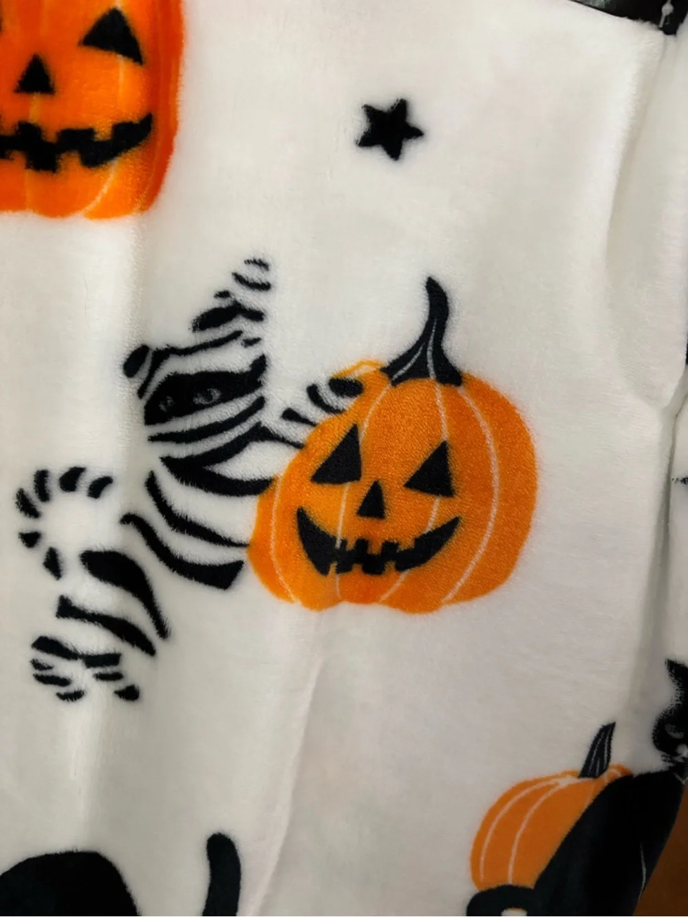 Halloween Throw blanket. Black cat. New